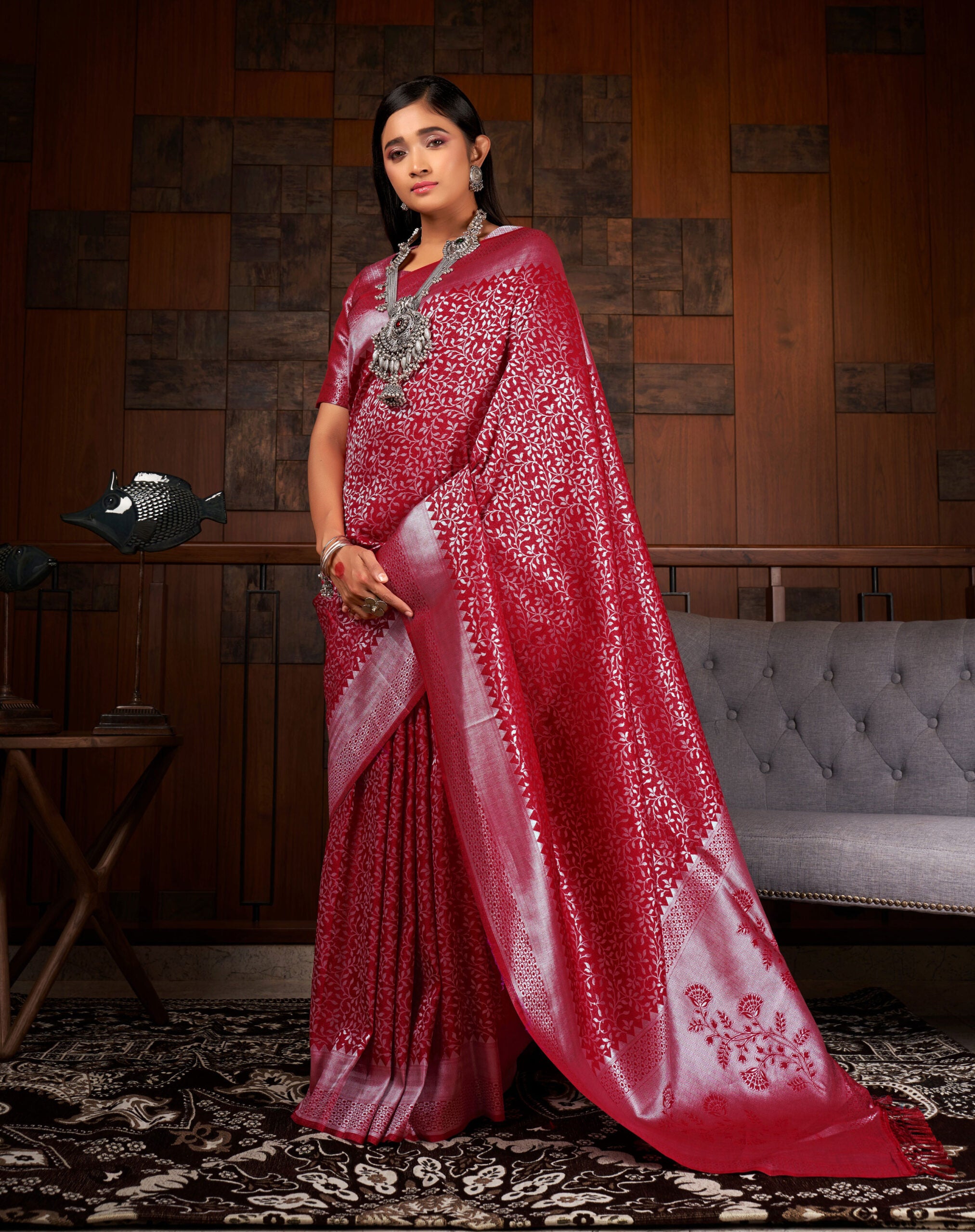 Coconut Grove Kanjivaram Silk Saree