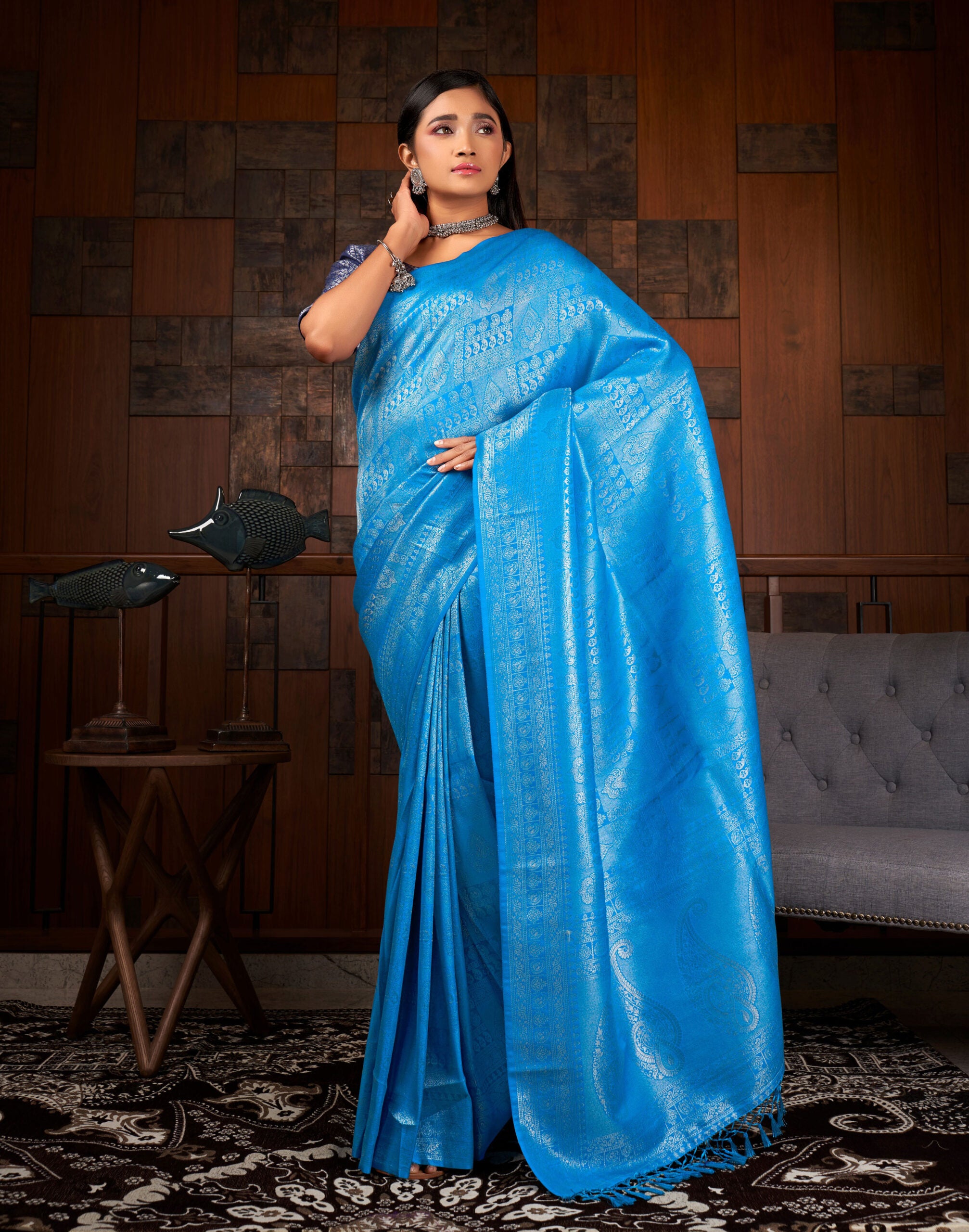 Dravidian Charisma Kanjivaram Silk Saree