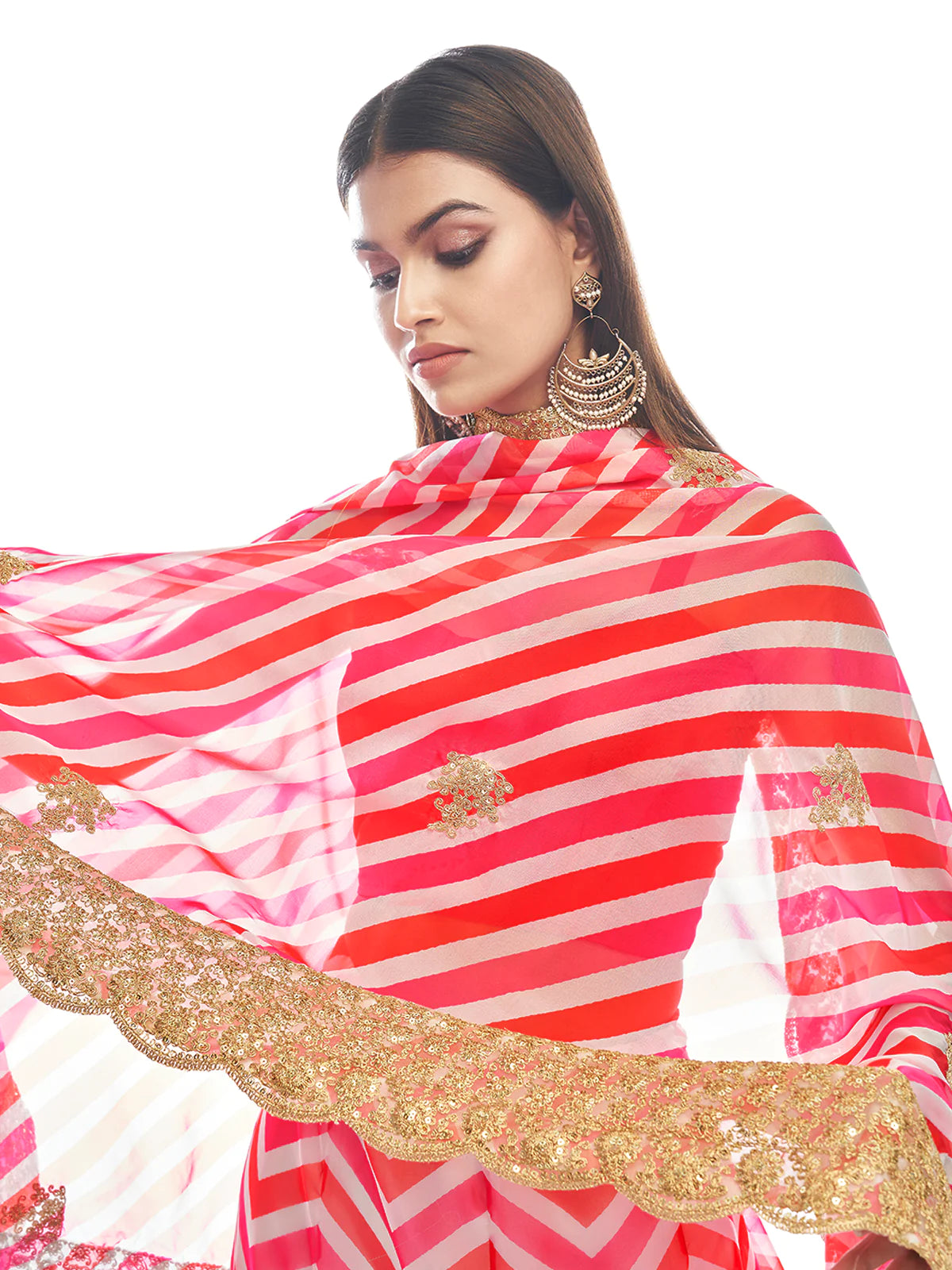 Petal Pink Digital Delight Lehenga