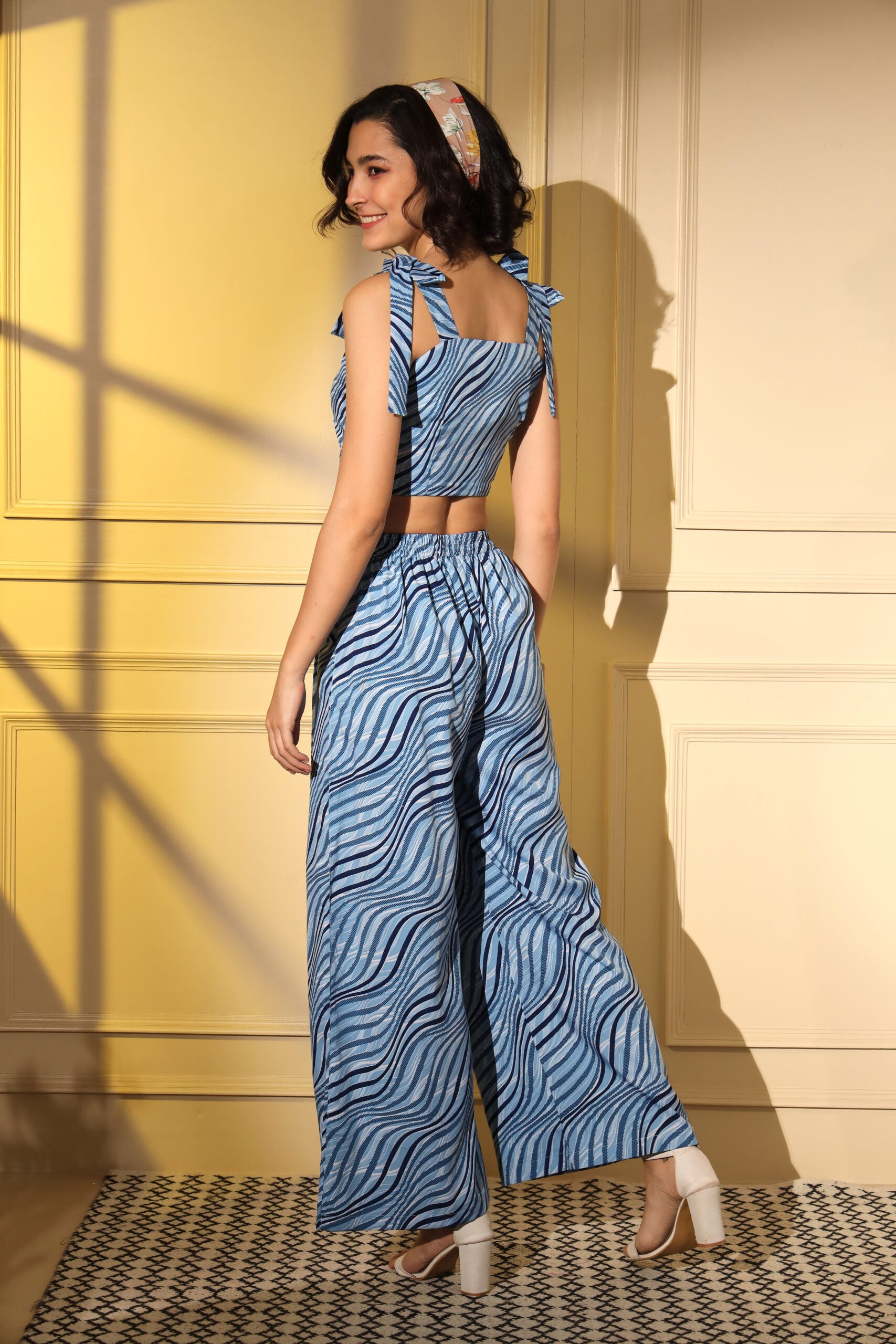 Navy Blue Dreamscape Co Ord Set