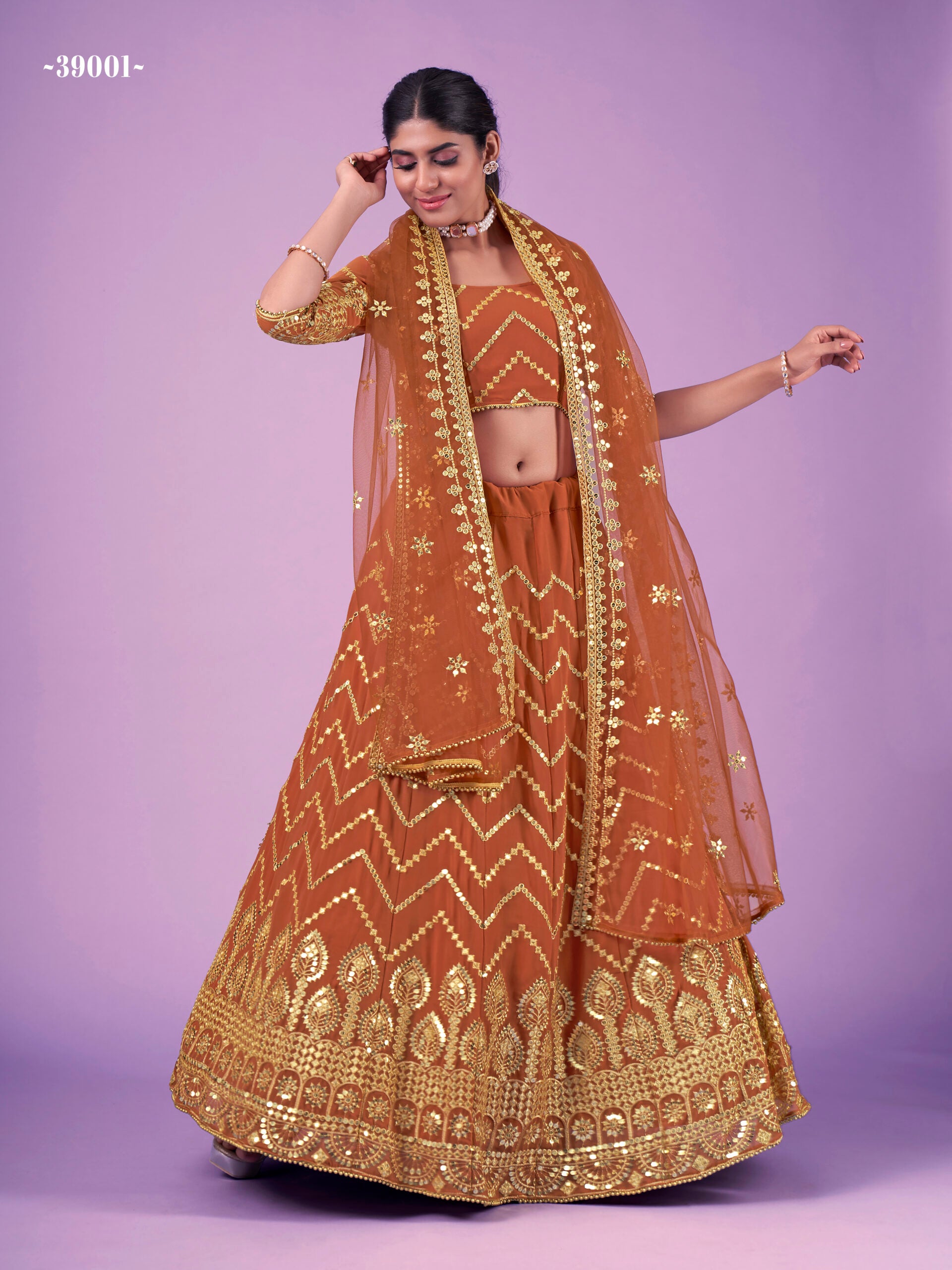 Glitter Glamour Haldi Zari Work Lehenga Set