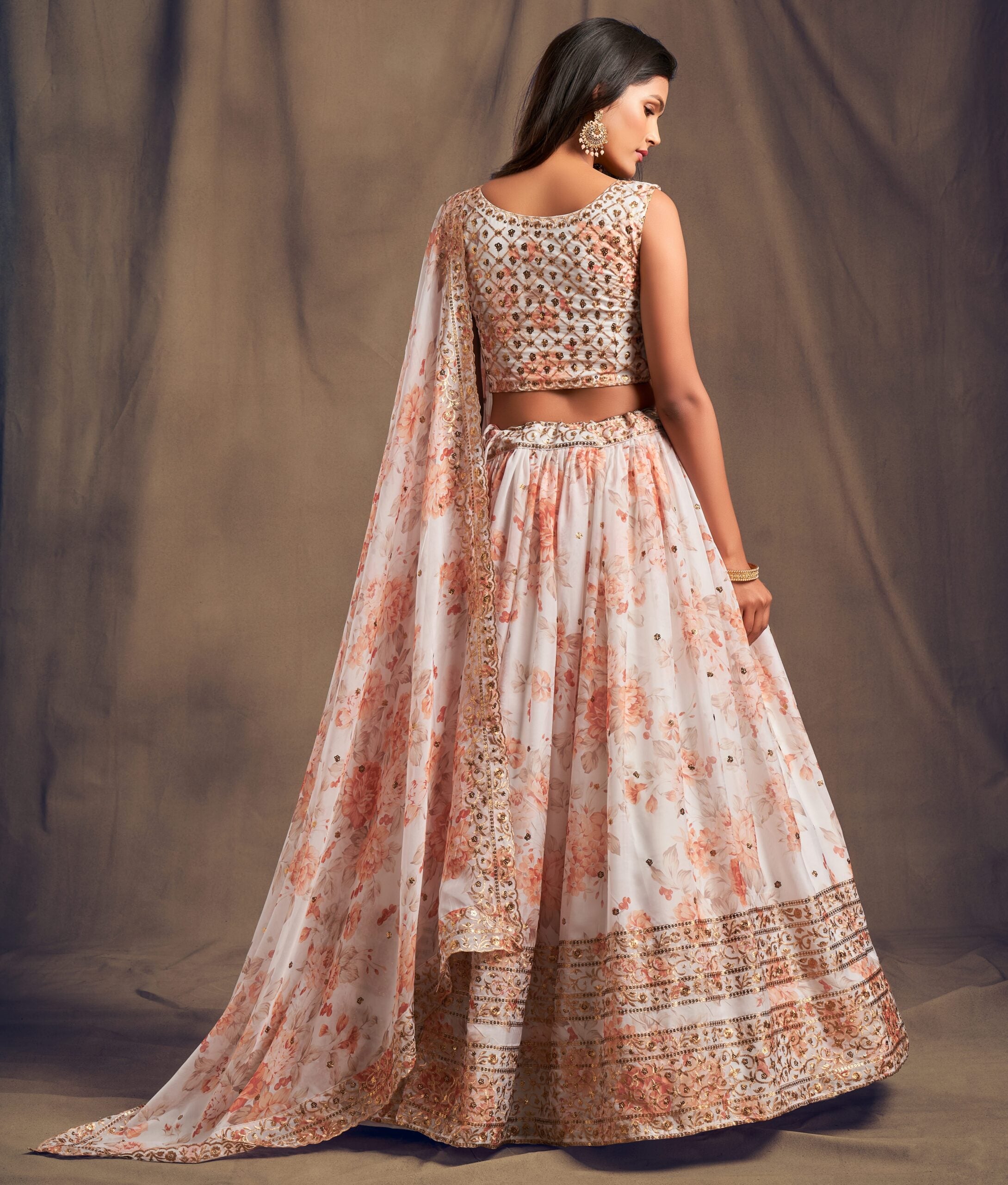 Pearl Petals Sequin Splendor Lehenga Choli