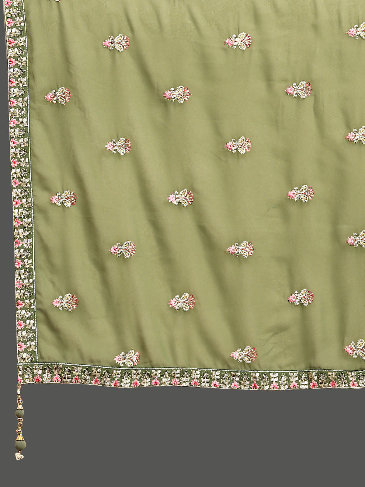 Lush Lagoon Threadwork Treasure Lehenga Choli