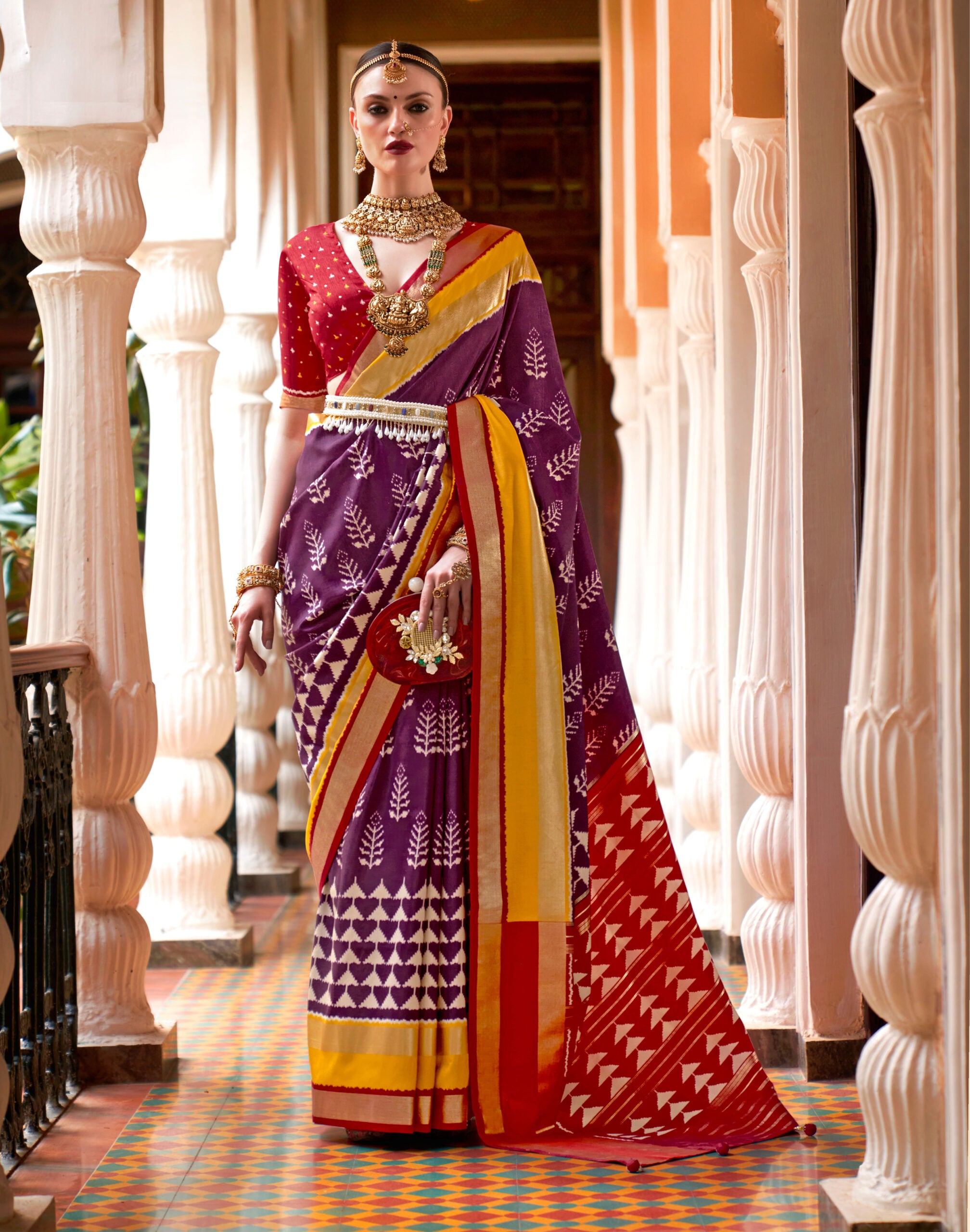 Apeksha Patola Print Silk Saree