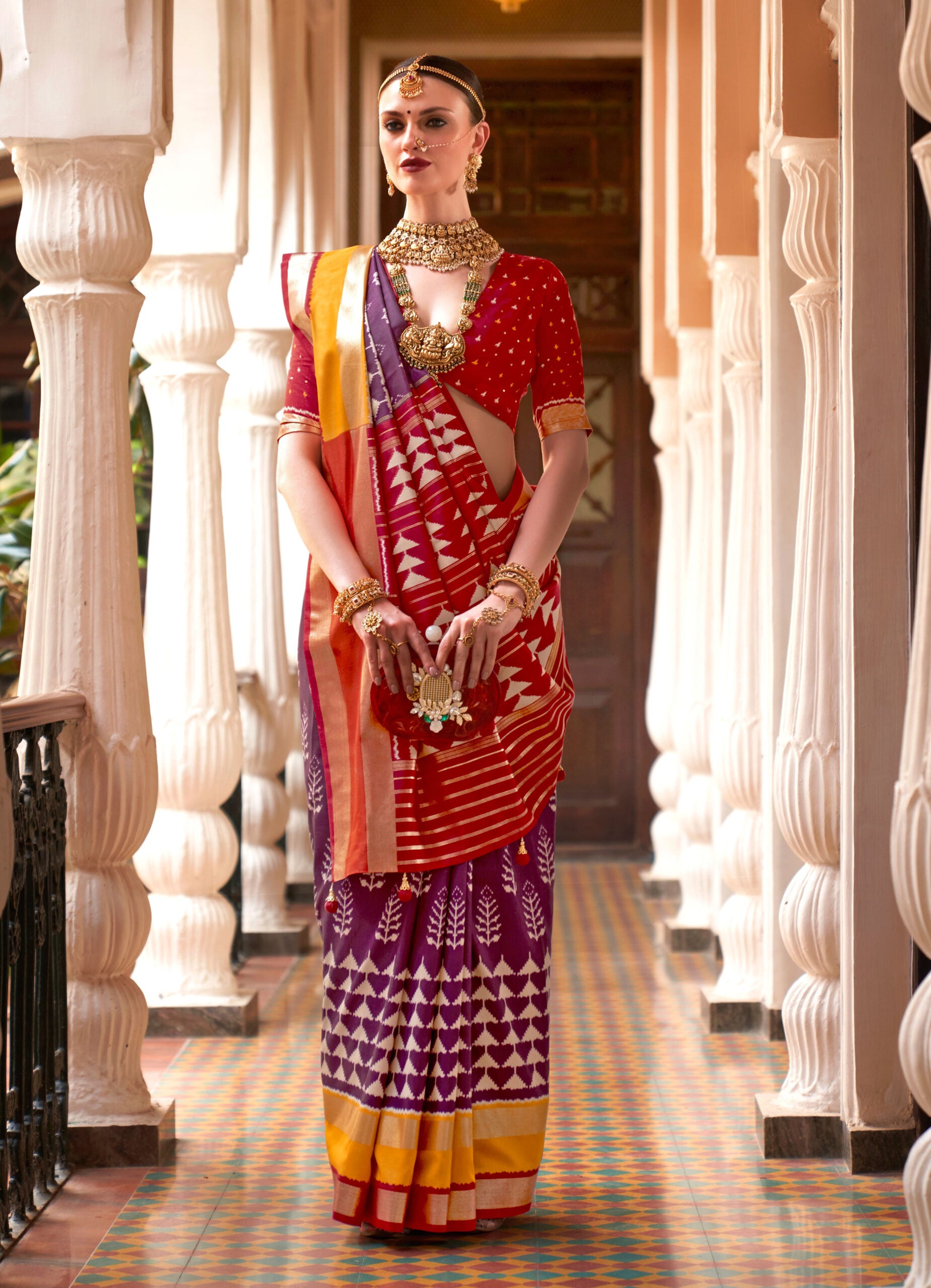 Apeksha Patola Print Silk Saree