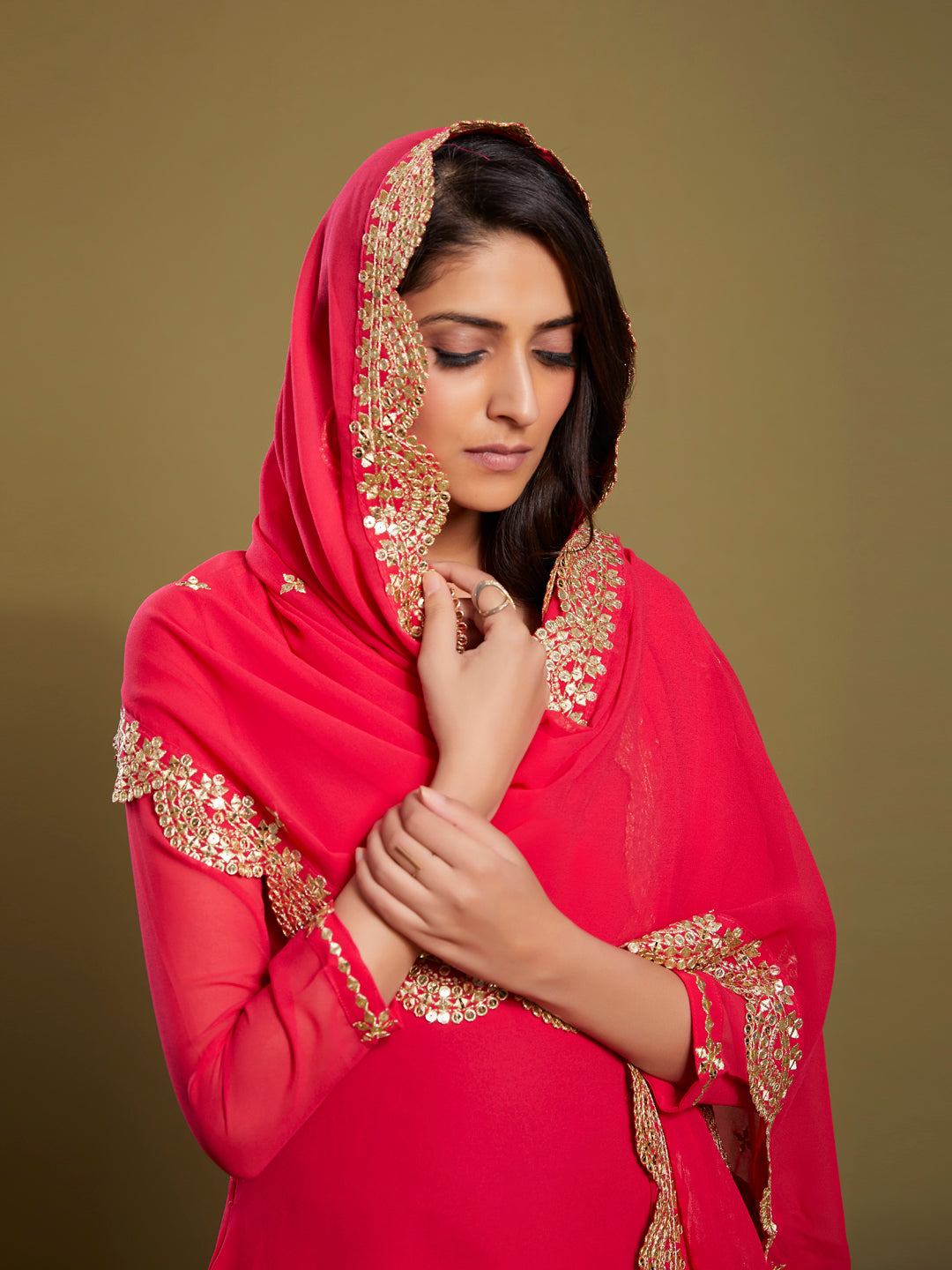 Surabhi's Almora Serenade Pink Palazzo