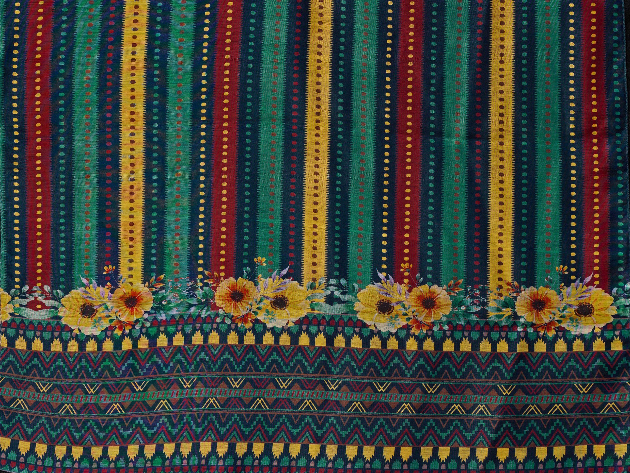 Galaxy Glitz Navy Blue Sequin Work Rayon Salwar Suit